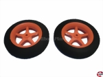 Rad für Ultraleicht-Modelle orange Rad-Ø 63mm, Achsen-Ø 2,6mm 5g Aeronaut 735360