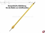 Schiffswelle M4/4x450mm mit Stevenrohr 10x395mm Aeronaut 715619