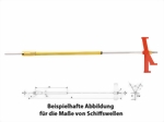 Schiffswelle M3/3x270mm mit Stevenrohr 6x148mm Aeronaut 715622