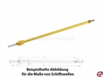 Schiffswelle M4/4x290mm mit Stevenrohr 8x240mm Kugel. Aeronaut 715603