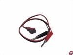 Akku-Ladekabel auf Flachstecker 6,3mm 500mm R.E.M. 060977