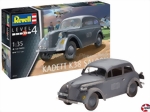 German Staff Car "Kadett K38 Saloon" L=111mm 1:35 Level 4, 129 Teile Revell 03270