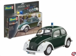 Set VW Beetle Police L=171mm 1:24 Level 4, 129 Teile Revell 67035