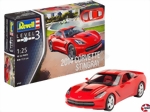 Corvette Stingray 2014 L=179mm 1:25 Level 3,56 Teile Revell 07060