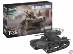 T-26 "World of Tanks" L=132mm 1:35 Level 4, 172 Teile Revell 03505