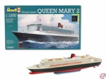 Ocean Liner Queen Mary 2 L=287mm 1:1200 Level 3, 45 Teile Revell 05808