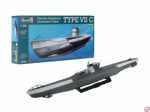 Deutsches U-Boot TYPE VII C L=192 1:350 Level 3, 29 Teile Revell 05093