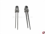 Leuchtdiode LED ultrahell klar 5mm 40° weiss Reichelt LED 5-05000 WS