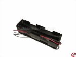 Batteriehalter 8xMignon 108x31,5x29,5mm UM-3 AA Reichelt HALTER 8XAAK