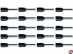 Aderendhülsen mit Kragen1,5mm² schwarz Reichelt AEHI 1,5-100