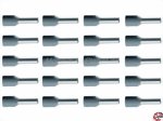 Aderendhülsen mit Kragen 4mm² grau Reichelt AEHI 4,0-100
