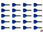 Zwillings-Aderendhülsen mit Kragen für 2x2,5mm² blau Reichelt AEHT 2,5-100