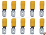 Flachstecker Isoliert 0,8x6,3mm gelb 4-6mm² Reichelt FS-G-6,35