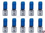 Flachsteckhülsen Isoliert 0,8x6,3mm blau1,5-2,5mm² Reichelt FSH-B-6,35
