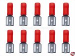 Flachsteckhülsen Isoliert 0,8x2,8mm rot 0,5-1mm² Reichelt FSH-R-2,8