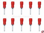 Stiftkabelschuhe Isoliert rot 0,5-1mm² Reichelt PV-R