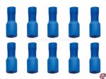Rundsteckhülsen Isoliert 5mm blau 1,5-2,5mm² Reichelt RSH-B