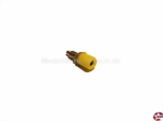 Bananenbuchse 4mm mit Schraubanschluss gelb Reichelt BB 4 GE