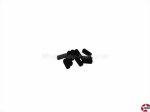 Inbus-Gewindestift-Schrauben M2x5mm Stahl schwarz DIN 916 Der Fuchs 20441 020 050