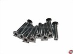 Senkkopf-Gewindeschrauben Kreuz M3x16mm Stahl verzinkt DIN 965 Der Fuchs 2020 3 16T200