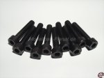 Zylinderkopf-Gewindeschrauben Inbus M4x20mm Stahl schwarz DIN 912 Der Fuchs 2033 4 20