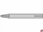 Lötspitze 2mm gerade Meißelform für 12V Donau Elektronik B8-162