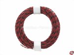 Kupferlitze isoliert 2x0,04mm² 2-adrig verseilt rot-schwarz Donau Elektronik 210-10