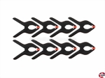 Spannzwinge 62mm mit beweglichen Klemmbacken schwarz (8) Donau Elektronic 19-1S