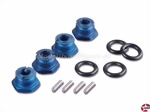 Felgenadapter Alu blau 12mm Carson 13442