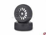 Räder-Satz schwarz 14-Speichen Buggy 1:8 Carson 900075