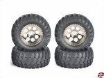 Räder-Satz chrome 8-Speichen Cross Country 1:10 Carson 900140