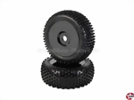 Räder-Satz schwarz Disc-Felgen 115mm 1:8 Carson 500405288