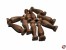 Gel�nderst�tze aus Holz dunkel 16mm