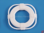 Rettungsring aus PVC einfarbig weiss 35x35mm Krick 60342