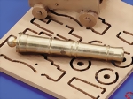 Scale Kanone Messing ohne Lafette Krick