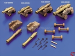 Kanonenrohr aus Messing mit Lafette aus Holz Krick