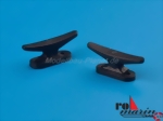 Klampe PVC 6x15mm schwarz Robbe 1340