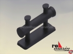 Doppelkreuzpoller PVC 25x17mm schwarz Robbe 1344