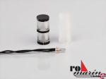 Doppel-Rundumleuchte D5,4xH12mm mit Mikrobirnen 6V/50mA Robbe 1645