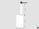 Ruder komplett 30x49 mm Krick rb107-01