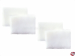 Klettband 50x60mm weiss selbstklebend Jamara 335511