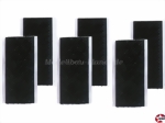 Klettband 25x60mm schwarz selbstklebend Jamara 335006