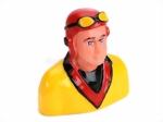 Kunststoff-Sportpilot gelb 80x 89mm 1:9 Simprop 1019228