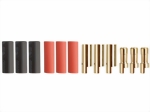 Stecksystem Goldkontakt Stecker/Buchse 5,5mm mit Schrumpfschlauch CN-Yuki 600062