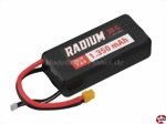 LiPo-Akku Radium 2S1P 7,4V 1350mAh 30C, XT60 73x35x16mm Yuki Model AZ-8019