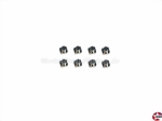 Zackenmuttern M3,5x4,5mm Stahl verzinkt Kavan 0090A