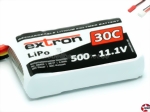 LiPo-Akku Extron X2 3S1P 11,1V 500mAh, JST BEC 58x32x16mm Extron X6403