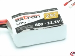 LiPo-Akku Extron X2 3S1P 11,1V 800mAh, JST BEC 55x33x22mm Extron X6405