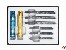 Donau Elektronik M208 Handsägen-Set Profiline 8-teilig mit Aluminiumgriff