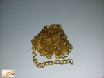 Flachankerkette gedreht Eisen, gold 5x4mm DRU-3320.50-03